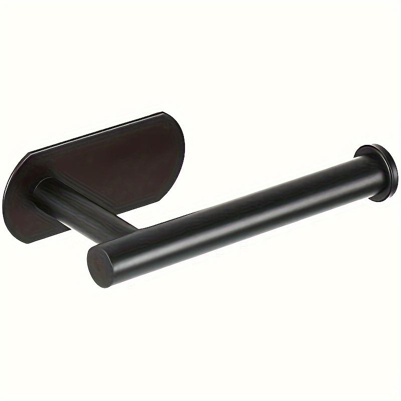 

Self-Adhesive Toilet Paper Holder - No-Drill Wall Mount, Modern Plastic Tissue Roll Organizer for Kitchen & Bathroom 1pc