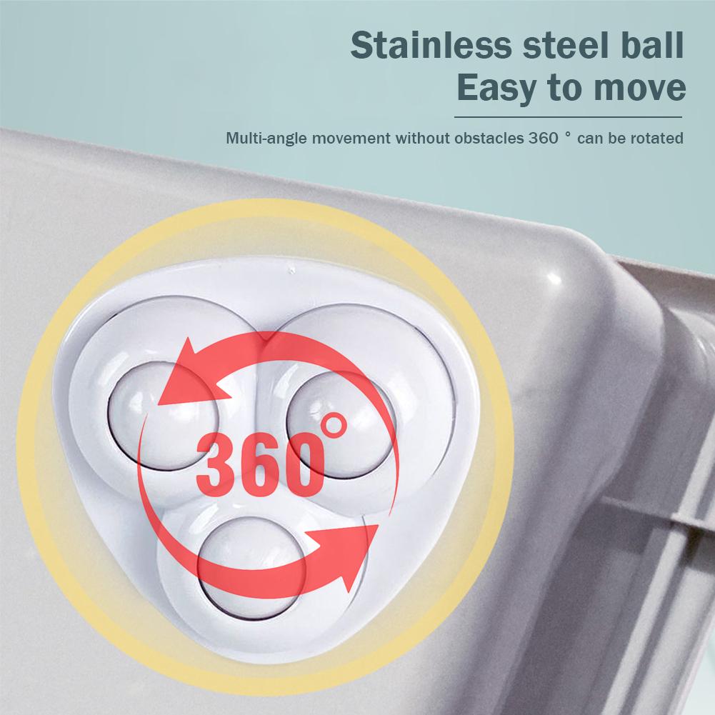 40PCS Self Adhesive Swivel Caster Wheels 360 Degree Free Rotation Small Wheels No Noise for Trash Can Bottom Kitchen