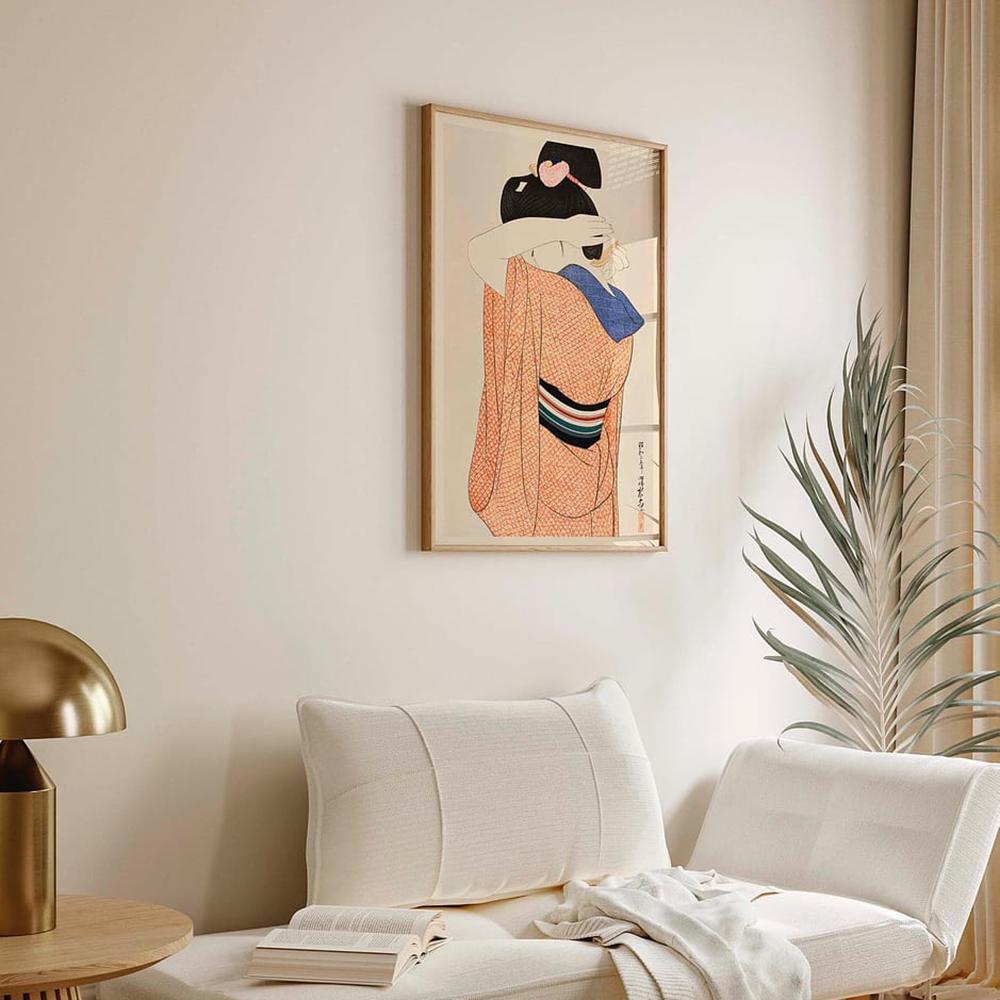 Japanese Geisha Poster Vintage Japanese Women Traditional Art Culture Ukiyo-e Style Pictures HD Print Canvas Painting Home Decor