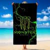 Monster Energy Schnelltrocknendes Mikrofaser-Strandtuch Weich Saugfähig Sandabweisendes Handtuch Für Strand Pool Reisen Sommer