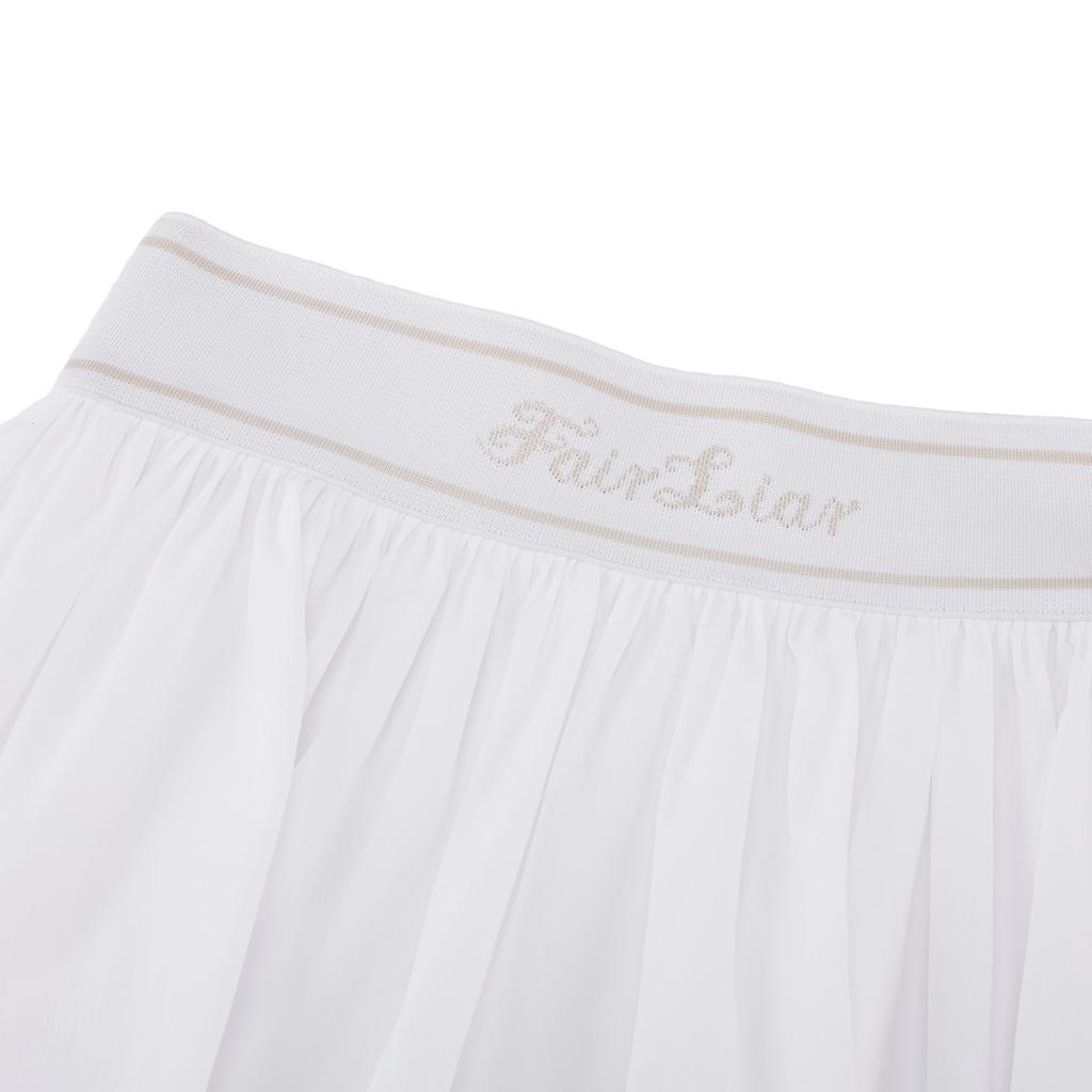 FAIRLIAR GOLF Band Balloon Skirt (White)