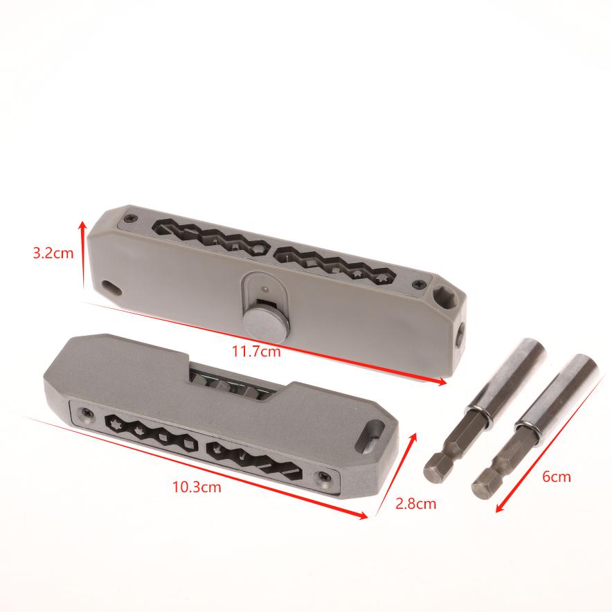 10 in 1 Mini Präzisionsschraubendreher-Bitsatz Magnetisch Reparatur Multitool Für Heimwerkergebrauch EDC Taschenwerkzeugsatz