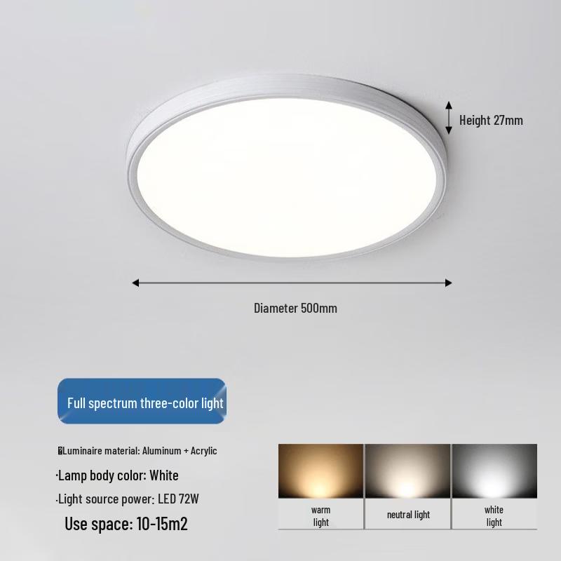 Modern Minimalist Eye-Protective LED Ceiling Lamp