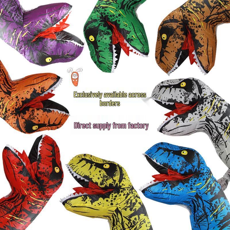 Aufblasbares Tyrannosaurus Rex Kostüm für Halloween Bühnenatmosphäre