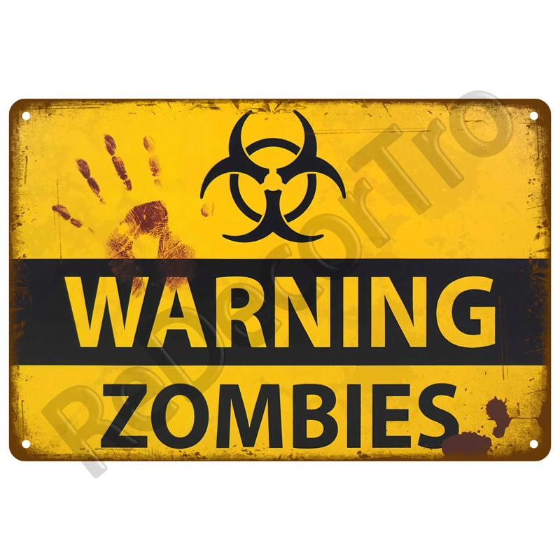 Caution Warning Metal Sign For Safety Signs Danger Beware Tin Sign Plate Home Wall Decor Vintage Plaque Home Art Painting Poster