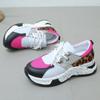 2021 Autumn European and American Large Size New Slope Heel Platform Muffin Casual Women's Shoes Fashion Color Matching Sports Shoes Women