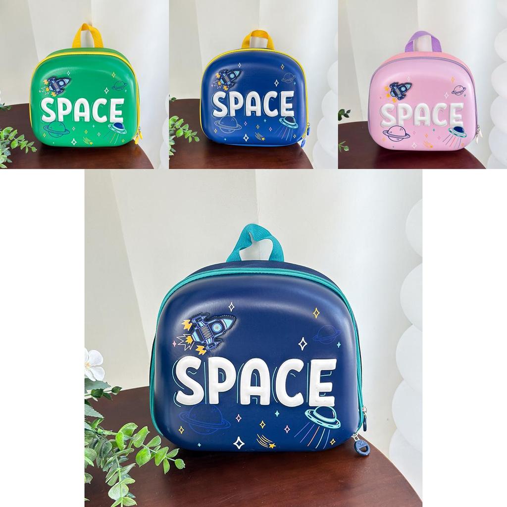 Kids Casual Eva Rocket Shape Childrens Backpack With Expandable Storage For Daycare Trips