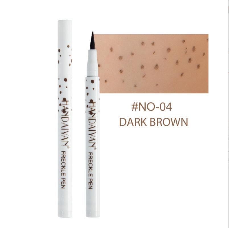 Wasserdichter Sommersprossenstift mit natürlichem Punkt, dauerhafter Simulationspunkt, Sommersprossenstift, Make-up, Eyeliner, leicht zu färbendes Verschönerungs-Make-up