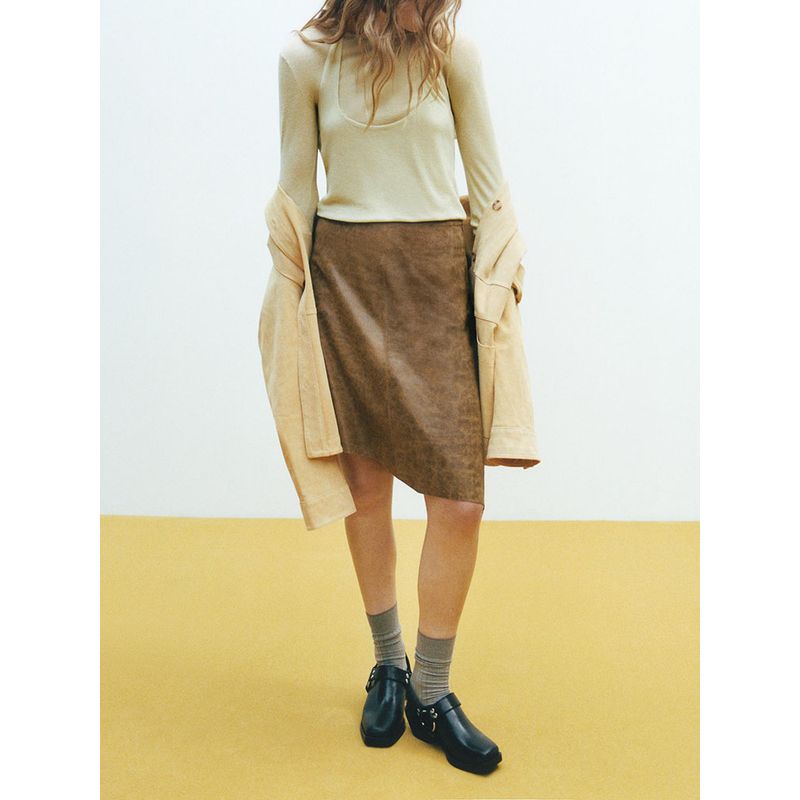 Za2025 Autumn New Women Clothes Versatile Solid Wear More Round Neck Long Sleeve Knitted Top 2893172 947