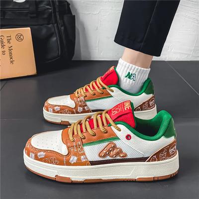 Herrenschuhe Sneaker Lässig Skateboard Sommer Atmungsaktiv Outdoor Tennis Sport Wandern Plateau Leder Arbeit Luxus Designer
