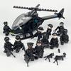 Shield Ghost Swat Humanoid Dolls, Building Blocks, Digital Action Figures Assembled Toys Reptile Children's Educational Toys