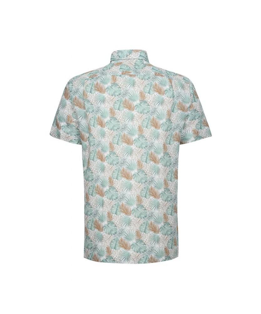 Dagseusyeocheu Linen Blend Printed Casual Short Sleeve Shirt_Dls1Shcs132E1