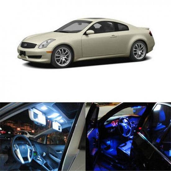6 x Полный пакет светодиодного освещения салона Для Infiniti G35 Coupe Skyline 2003-2007