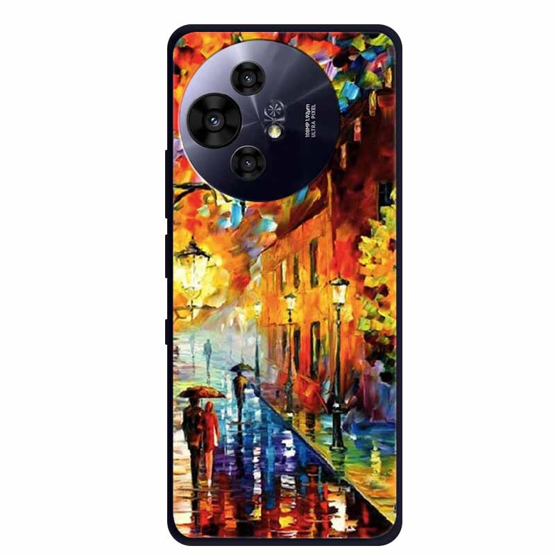 For TCL 50 Pro NxtPaper 5G Case Black Silicone Cover for 50 Pro NxtPaper Protective Shell Coque for TCL 50 NxtPaper 5G TPU Cases