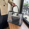 Beliebte Damentasche mit großem Fassungsvermögen, neue modische transparente Schultertasche für Frühling und Sommer, Tragetasche