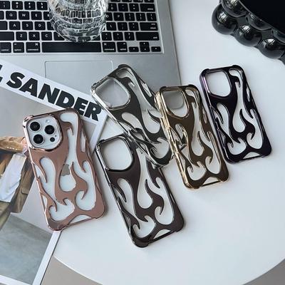 Sommer Wärmeableitung Ausgehöhlt Anti-Fall Hülle für iPhone 16 Pro Max/13
