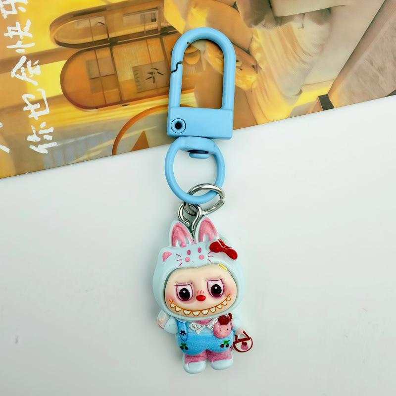 Cartoon Cute Labrador Resin Keychain Bag Charm - Best Friend Gift, Student Backpack Accessory