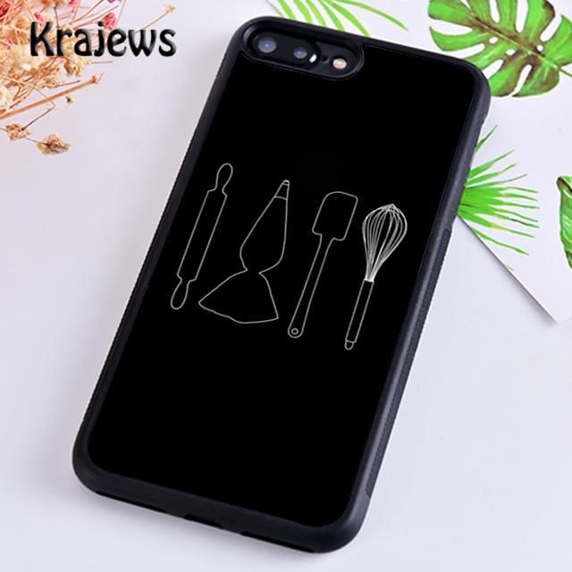 Krajews Cooking Is My Therapy Phone Case Cover For iPhone 17 Air 16 15 14 plus 11 12 13 pro max coque Shell Fundas
