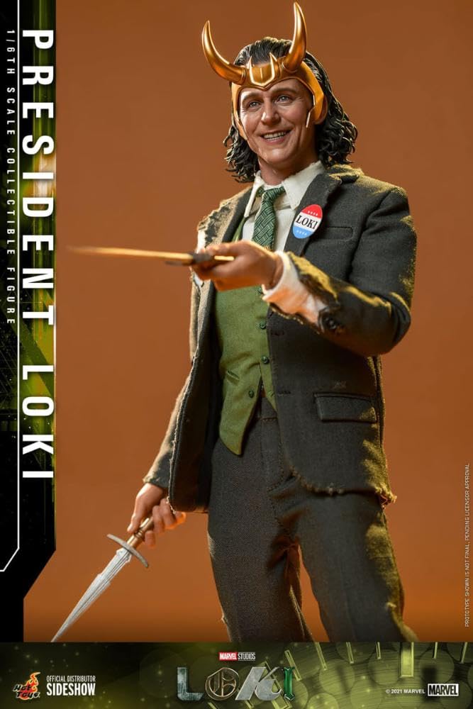 Hot Toys TV Masterpiece President Loki Scale Figure Brown 1/6