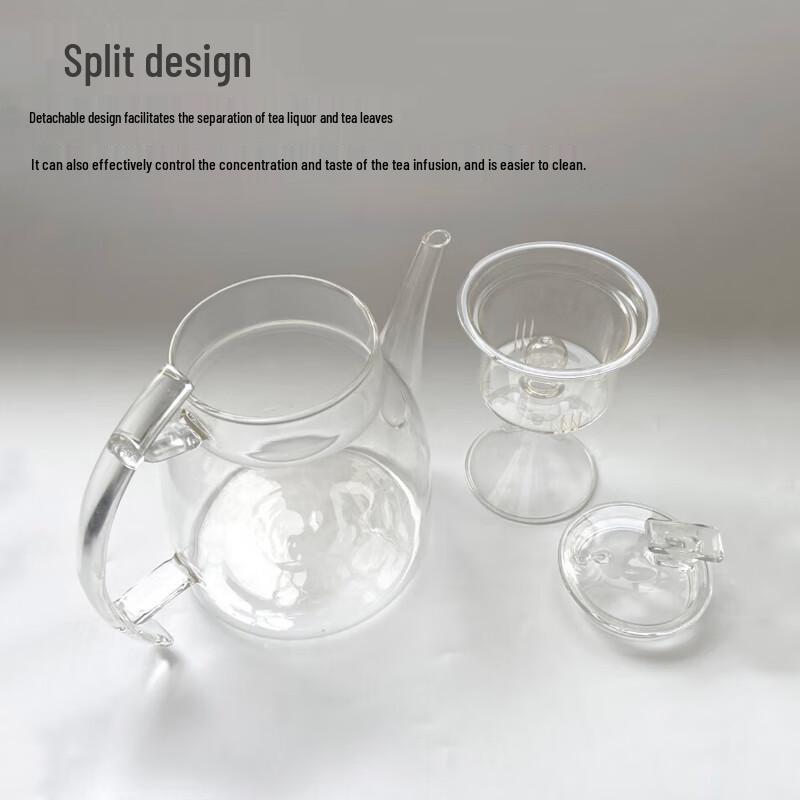 Lu Feng Lai High Borosilicate Glass Steam Spray Teapot