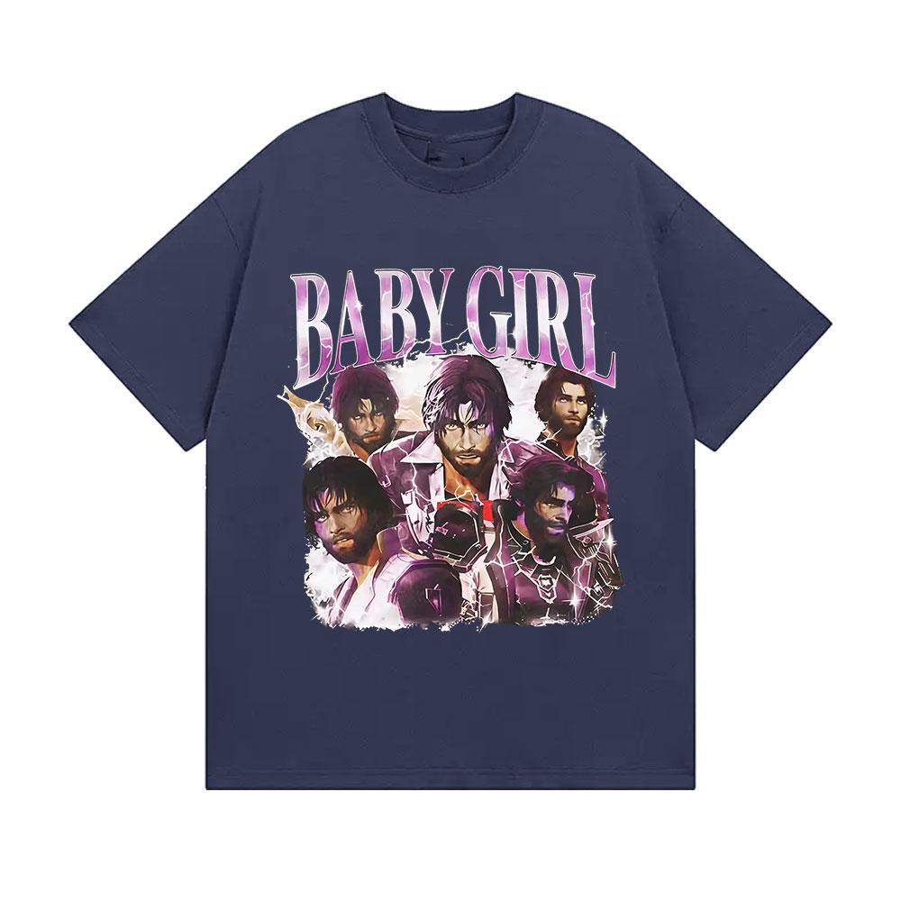 2025 Summer Limited Baby Girl Arthur Morgan Graphic 100 Pure Cotton Printed Tshirt Mens Women Fashion Vintage Oversized Y2k