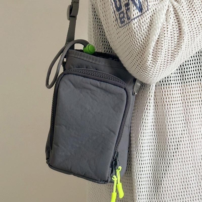 Tragbare Wasserdichte Tasche Outdoor Wasserflasche Spirituosenbeutel Yoga Laufen Bewegung Aufbewahrungswickel Kinder Erwachsene Umhängetasche Reise-Essential