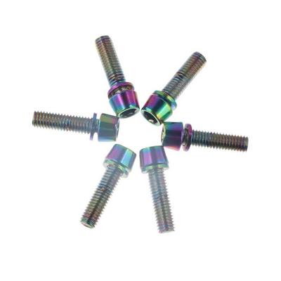 6ks M5*18mm šrouby pro stoupání jízdního kola Šrouby představce pro silniční kolo/řidítka/jízdu