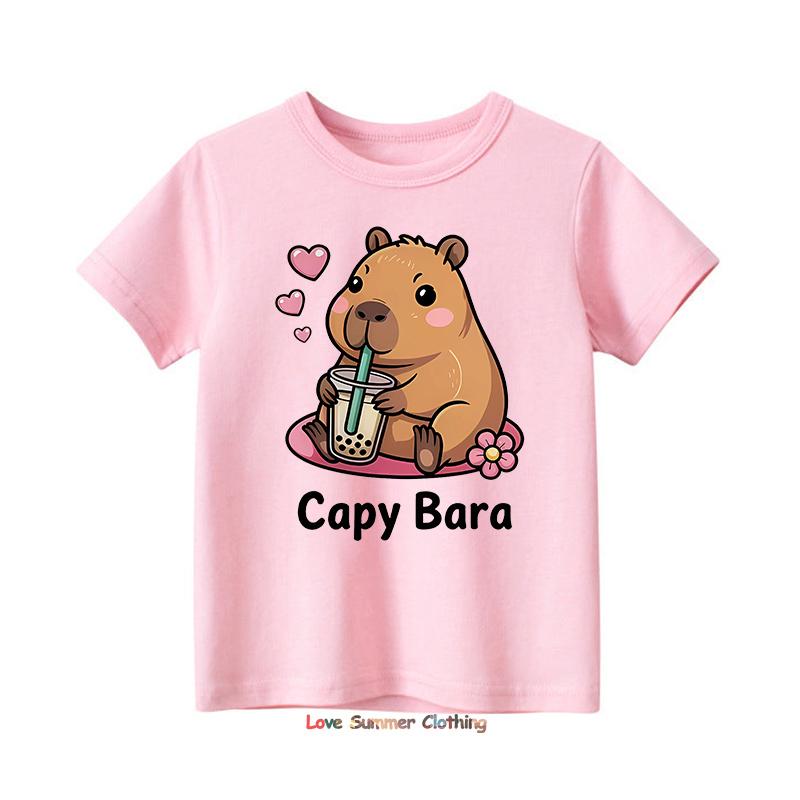 Roztomilá kapybara Rozkošné Kawaii dětské oblečení Teplé svetry a mikiny pro venkovní sporty na podzim a zimu pro dívky chlapce