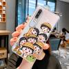 Cartoon Chibimaruko Chan Phone Case for Samsung S10 20 22 23 A10 40 for Xiaomi10 Note10 for Huawei P50 20 Honor60 70