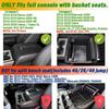 Center Console Organizer For 2014-2018 Chevy Silverado 1500 / GMC Sierra 1500 Accessories And 2015- Sierra/Silverado 2500/3500HD And 15- Yukon/Yukon
