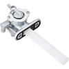 Motorcycle Fuel Petcock Gas Switch Valve for Compatible 1998-2006, Silver White Plastic Metal Fuel Tank Valve