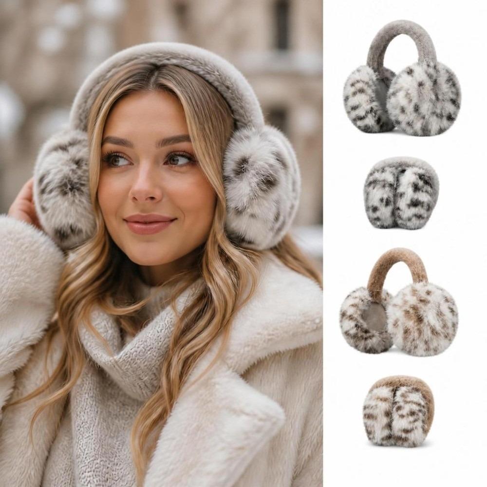 Soft Fluffy Plush Ear Warmers Windproof Thermal Ear Covers  Autumn Winter Outdoor