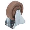 Nylon Caster 4in Fixed Plate Caster Wheel Heat Resistant for Machine Trolley Cart