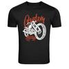 Classic Custom Motorcycle Graphic T Shirt Vintage Bike Tee