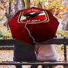 1 PC Automatic Folding Umbrella - Alahly Pattern Portable Foldable Design With 8 Ribs Christmas Birthday Gifts