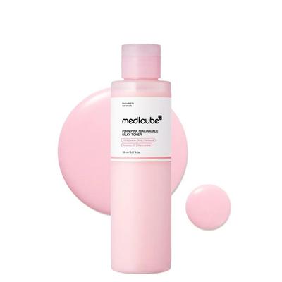 [medicube] PDRN Pink Niacinamide Milky Toner for Hydrating, Moisturizing, Soothing, Ceramide, Peptide, Glass Glow Skin