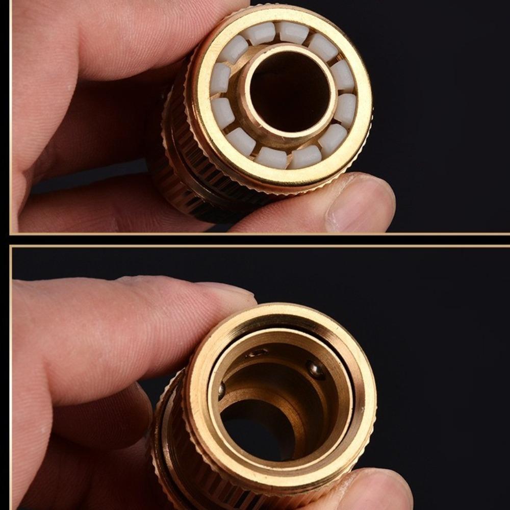1/2pcs 1/2" Garden Hose Connector Car Washer Quick-release Fitting Water Quick Connector Tube Repair Accessories
