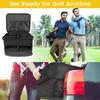Golf Trunk Organizer Bag Storage Water Resistant Polyester Texture Compact Foldable Design for Equipment Protection