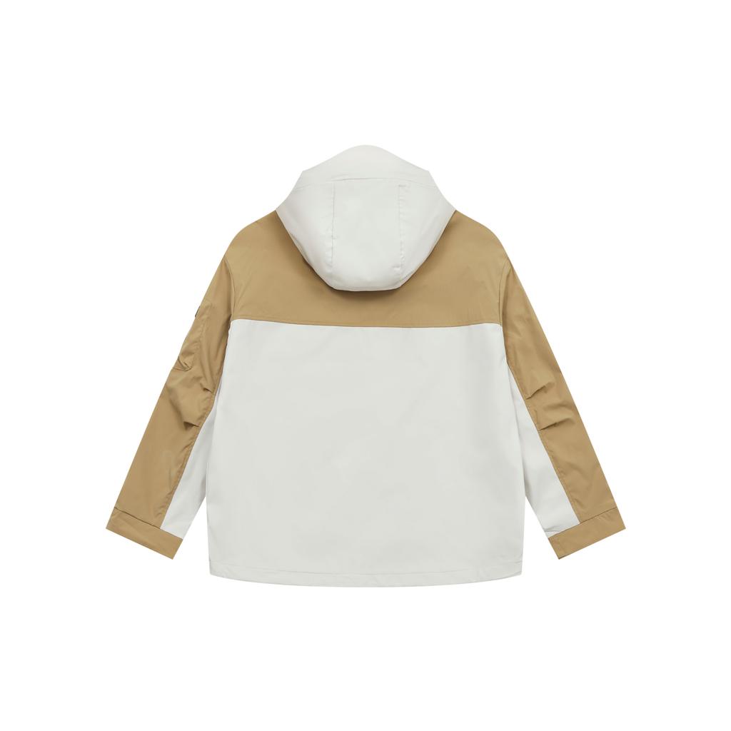 New MLB New York Yankees Basic Collection SS25 Windproof Jacket Unisex White/Khaki 3AWJB0551-50CRM