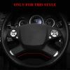 For Mercedes Benz W201 E Class 2009 2010 2011 2012 2013 Steering Wheel Panel Sticker Cover Trim Styling Interior Accessories
