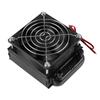 80MM CPU LED Water Cooling Cooler Heat Row Radiator with Fan For Computer PC