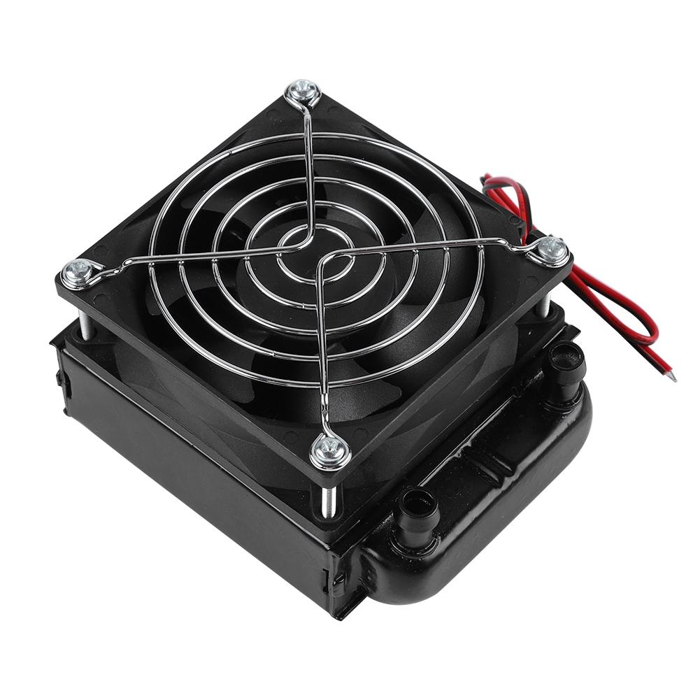 80MM CPU LED Water Cooling Cooler Heat Row Radiator with Fan For Computer PC