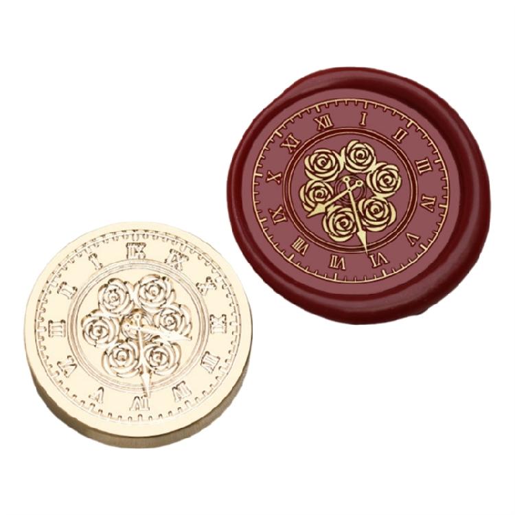 Geprägte Wachssiegelstempelkopf Abnehmbarer Dichtungs Messingstempelkopf für Geschenk Umschlag Einladungen Grußkarte Dekorationen