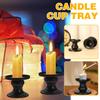 1pcs European Style Metal Candle Holders Candlestick Candle Wedding Fashion Christmas Tabl Exquisite Stand Candlestick Tabl W4h3