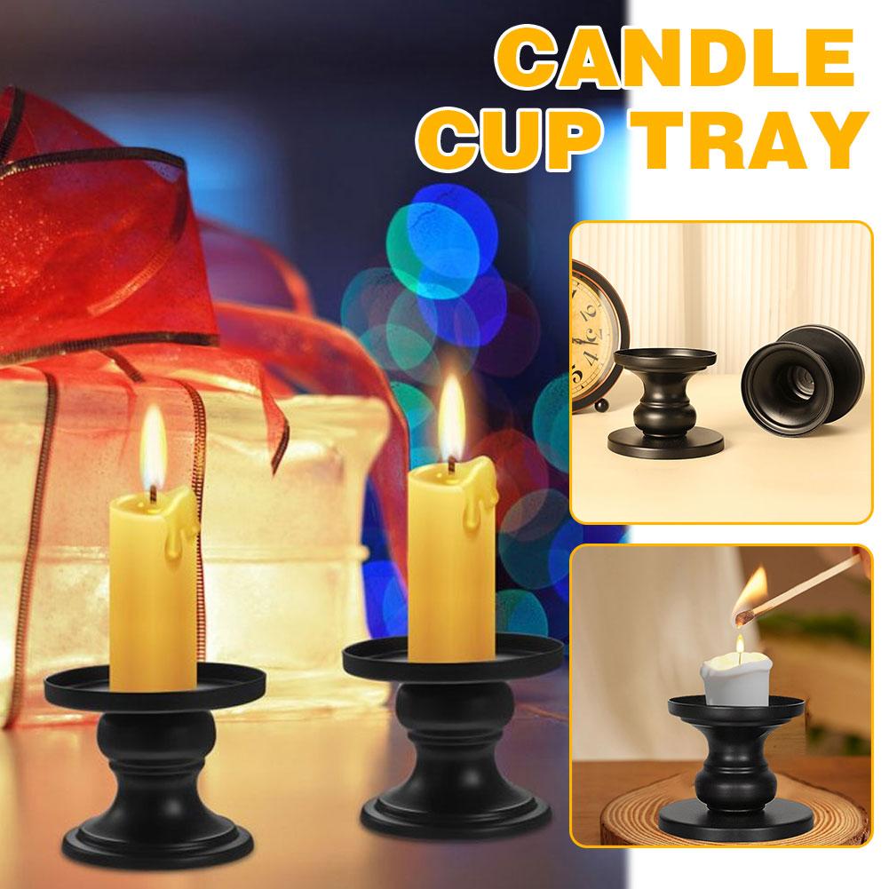 1pcs European Style Metal Candle Holders Candlestick Candle Wedding Fashion Christmas Tabl Exquisite Stand Candlestick Tabl W4h3