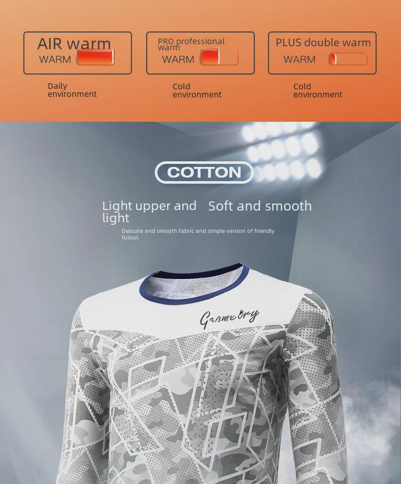 Men's Lightweight Cotton Crew Neck Top - Comfortable, Breathable, Fitted Youth Essential for Autumn.