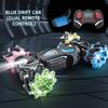 4WD RC Stunt Car, 2.4G Wireless Remote Control Cars with RC Watch Gesture Sensor LED Rotation Drift, Gift Electronic Toy for Kids Boys