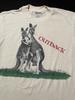 Vintage Australia Outback Kangaroo T-Shirt, Beige, Size: Large Unisex T-Shirt