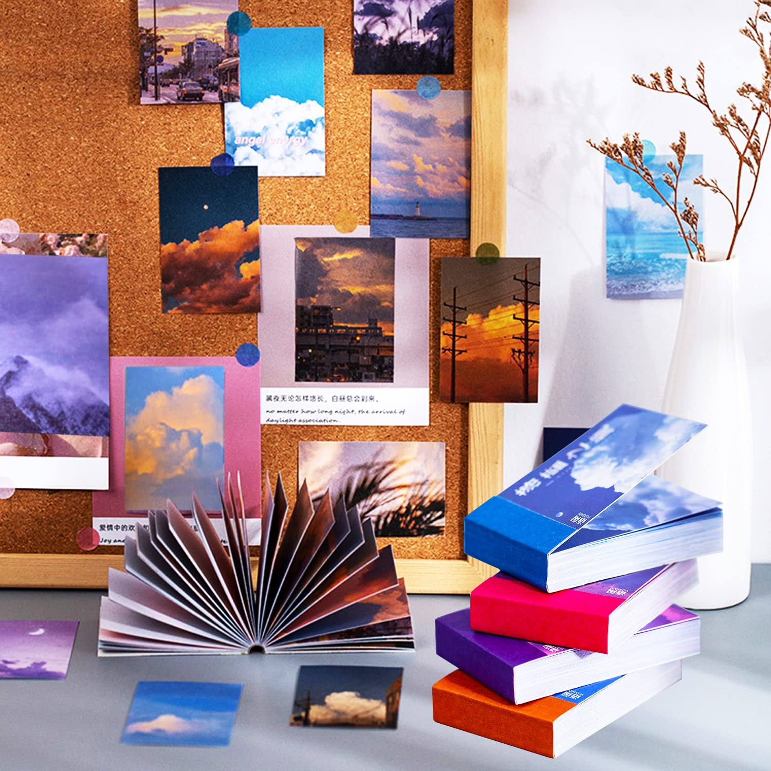 

Set of 200 Collage Flake Retro Design Cute Washi Cute Landscape Album Beautifying Your Mini Stickers for Stickers, Stickers, Stickers, Paper,