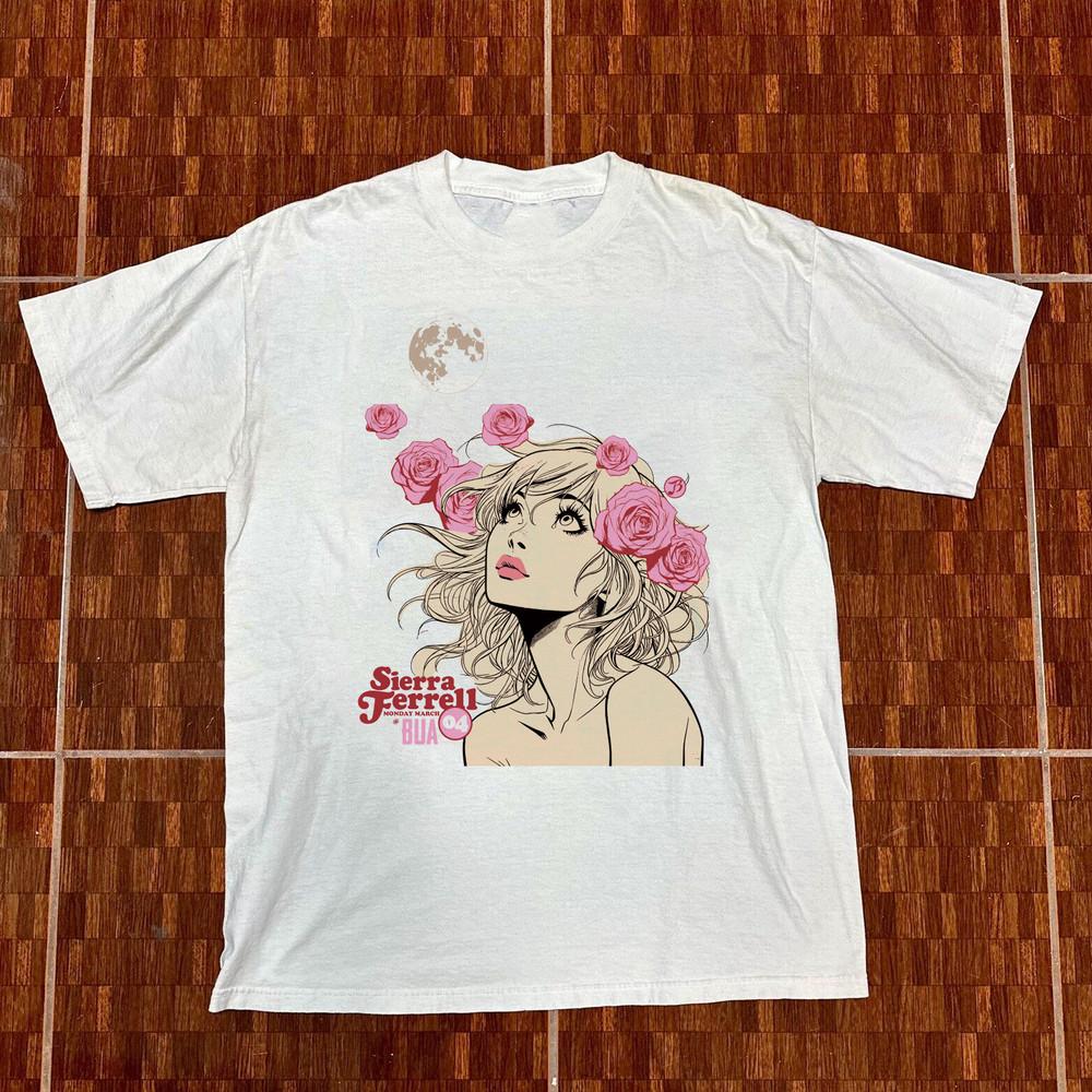 NEW Sierra Ferrell Singer Short Sleeve Gift Fans White All Shirt Unisex T-Shirt S